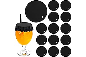 Universal Drink Cover Scrunchie - 15-Pack