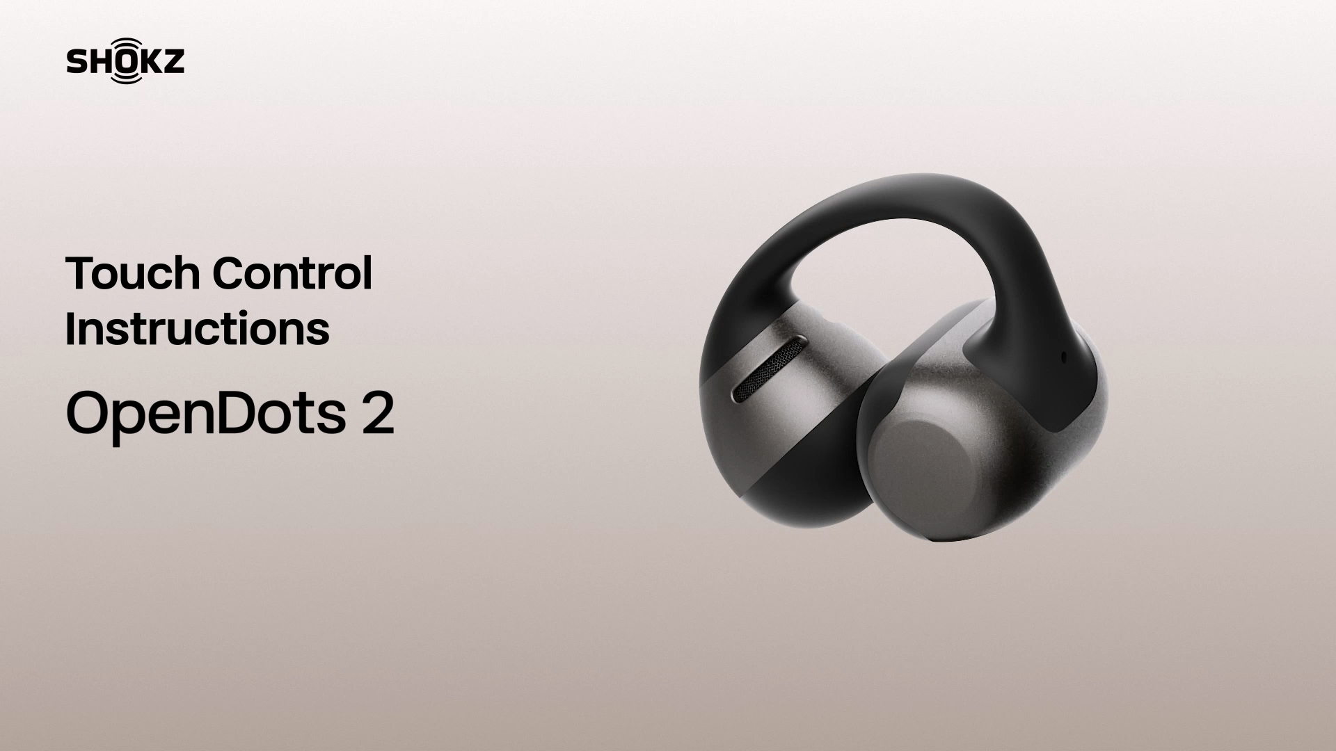 Watch Shokz - OpenDots 2 - Touch Control Instructions on Amazon Live