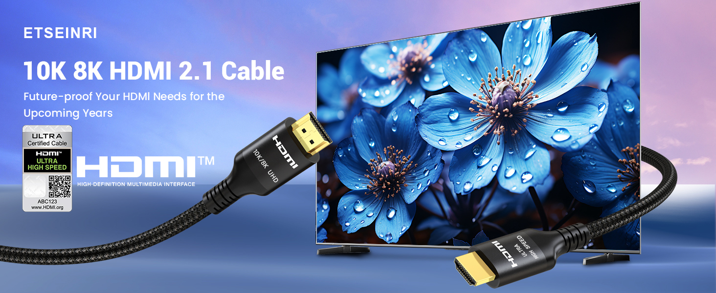 Cavo HDMI 2.1 Originale Da 1,5 M Cavo HDMI 4K 8K Per PS5 Supporto - Foto 11