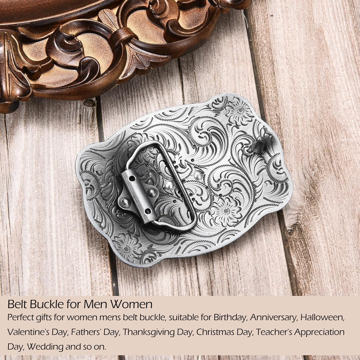 Western Cowboy Belt Buckles Men Women, Rodeo Western Belt Buckle American Antique Cowgirl Jeans Accessory