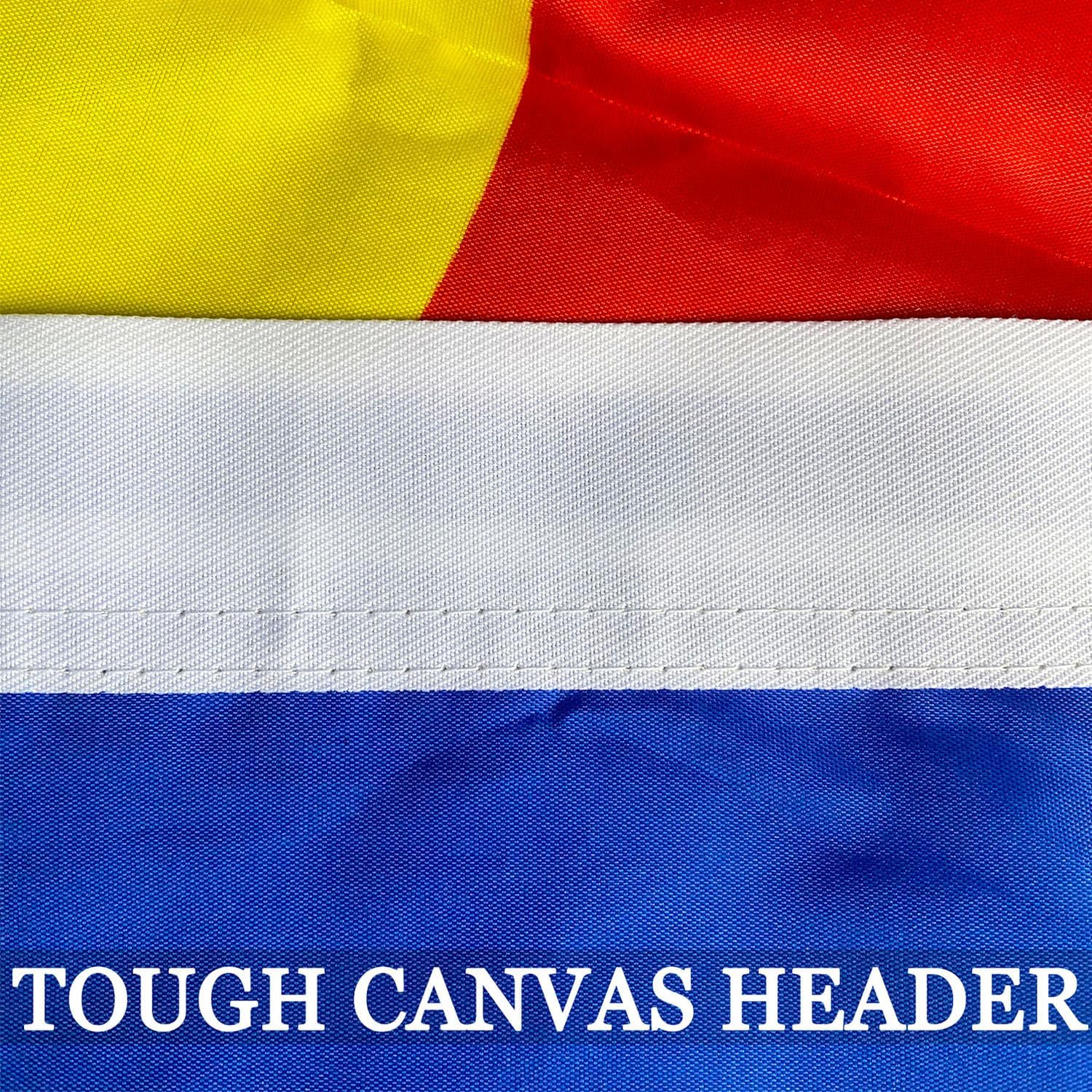 Colarado Colorado State Flag 3x5 Outdoor Double Sided- 3Ply 240D 4 Rows Stitched- 3x5 Large Colorado Flag Wall- UV Fade Resistant With Canvas Header & 2 Brass Grommets - Image 7