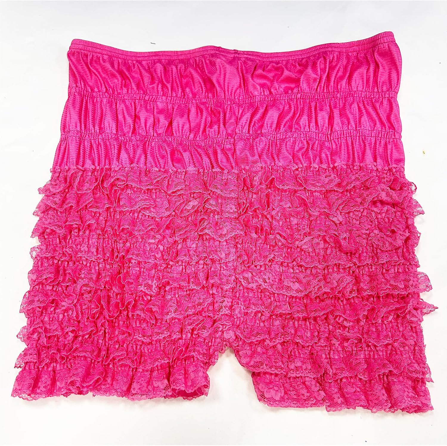 Women's Boxer Bloomers Ruffled Lace Panties Tanga Dance Bloomers Sissy Pettipants Frilly BoyShorts Underwear Bottoms