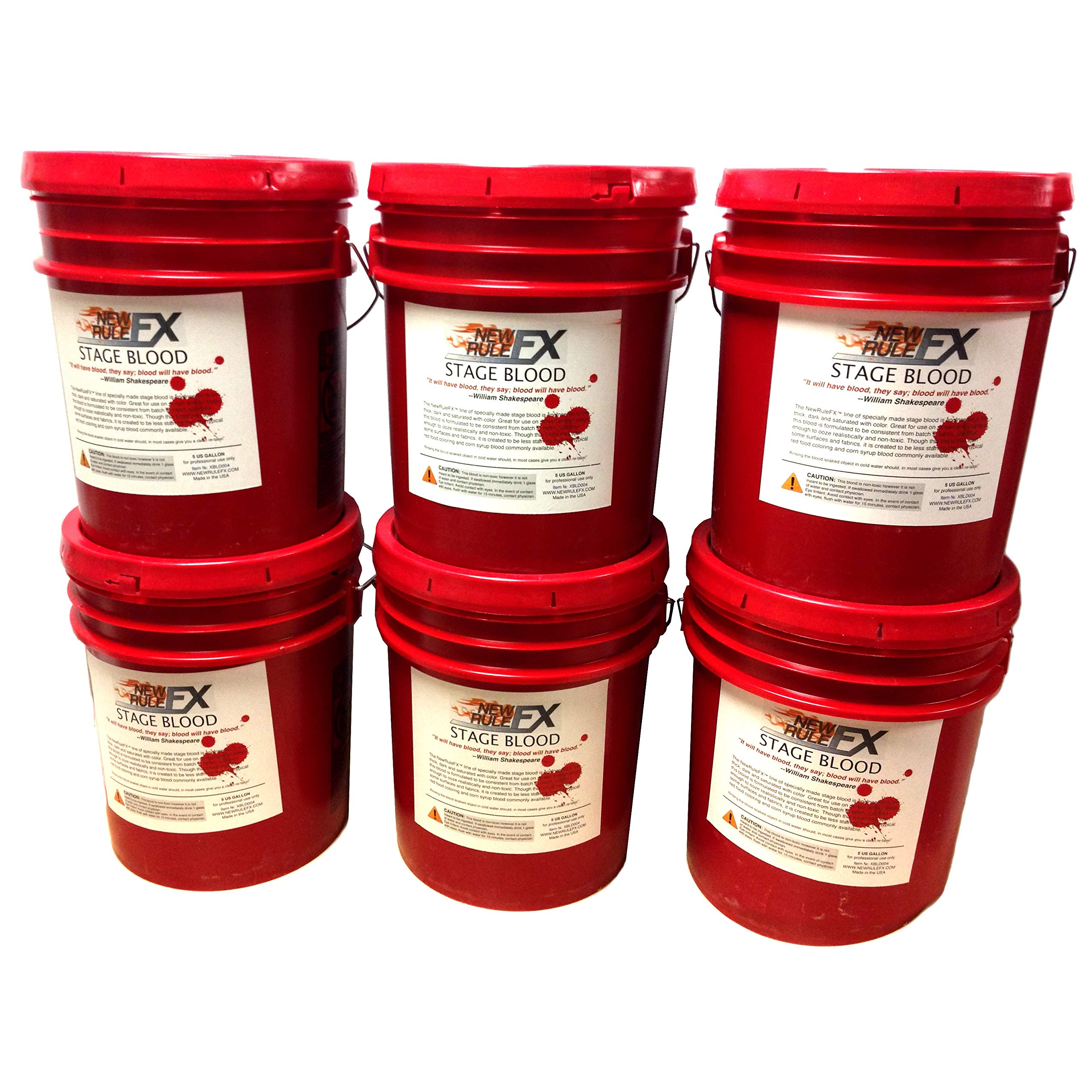 NewRuleFX Brand Pro Formula All Purpose Stage Blood - 5 Gallon