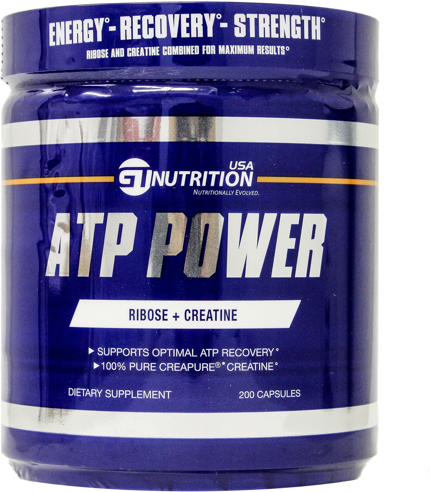 GT Nutrition USA ATP Power Supplement, 200 Count