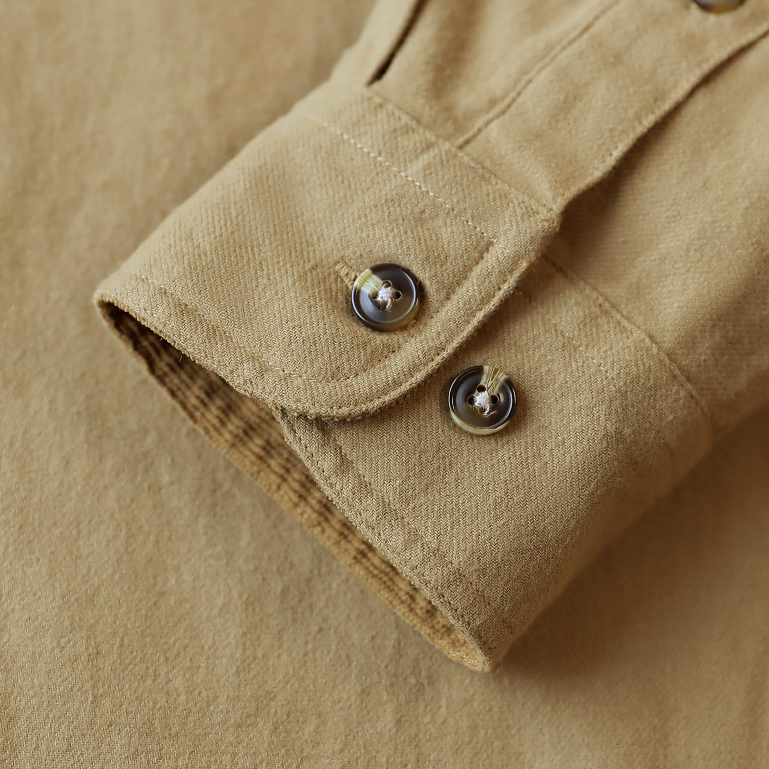 Dubinik® Camicia Flanella Uomo Quadri Camice in Flanella Uomo Regular Fit Casual Cotone Manica Lunga Bottoni Shirt in Pile