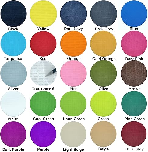 Miniatura 7 de aZengear Parches de reparación, impermeables, autoadhesivos, resistentes al desgarro al frío y al calor, de nailon y poliéster, para reparar