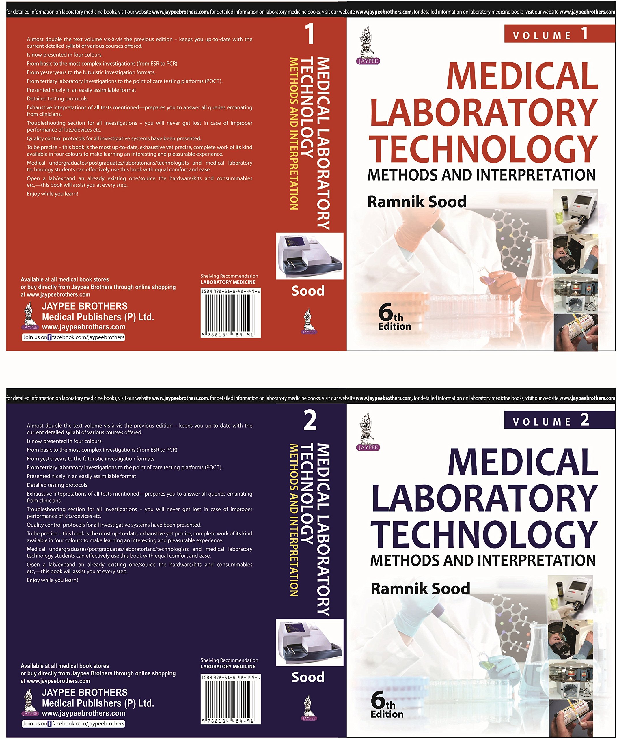 (OLD EDITION) Medical Laboratory Technology (2vols) Methods and Interpretations