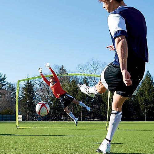 Vista 41 de Franklin Sports Blackhawk Portería de fútbol para patio trasero – Redes de fútbol portátiles desplegables – Jóvenes + Adultos Plegables