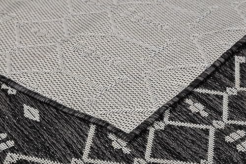 Vista 98 de Adiva Rugs - Alfombra para interior y exterior, tapete fácil de limpiar, resistente a la intemperie y las manchas, para comedor, patio, terraza
