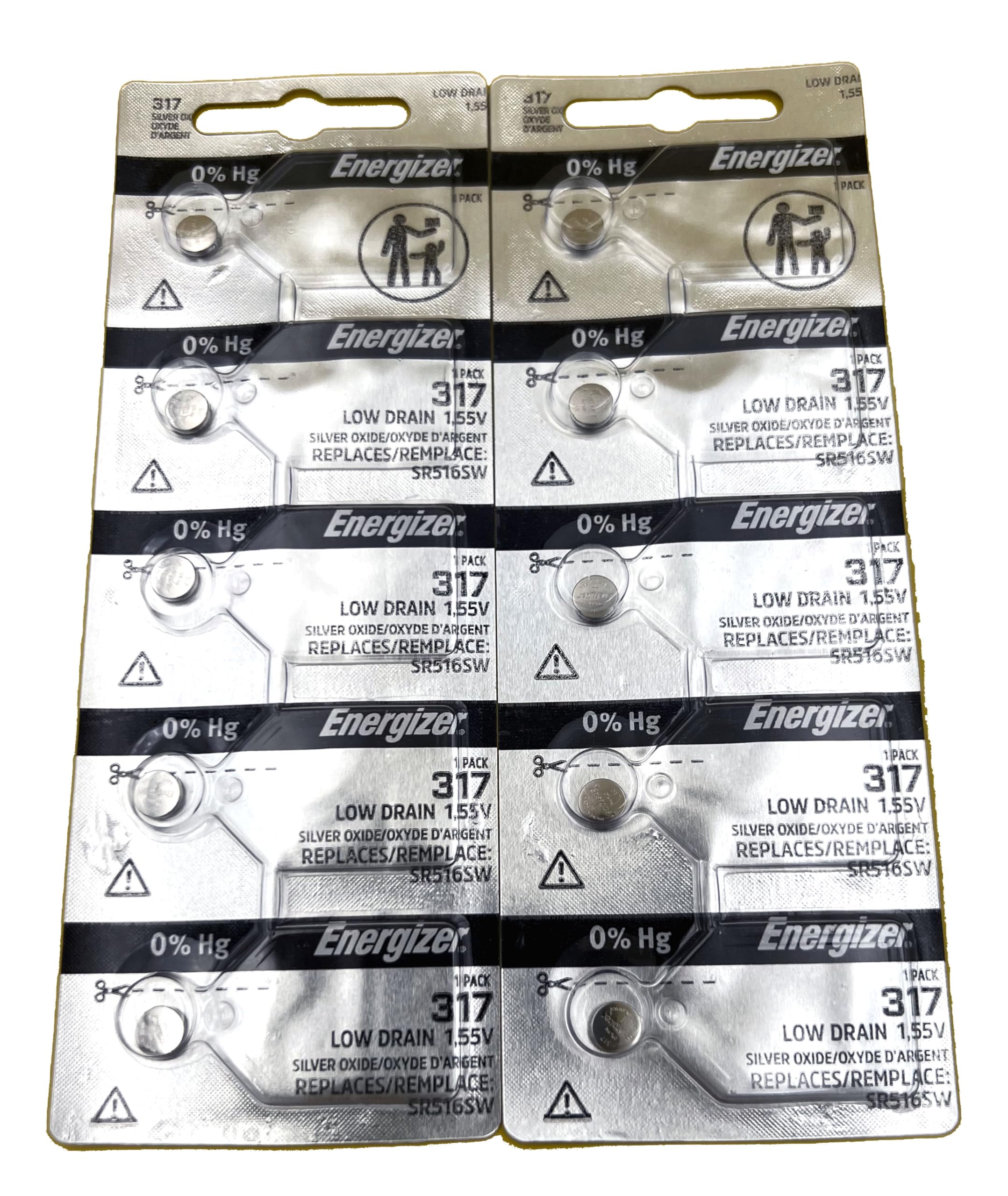 10 Watch Batteries by Energizer – Commercial Grade