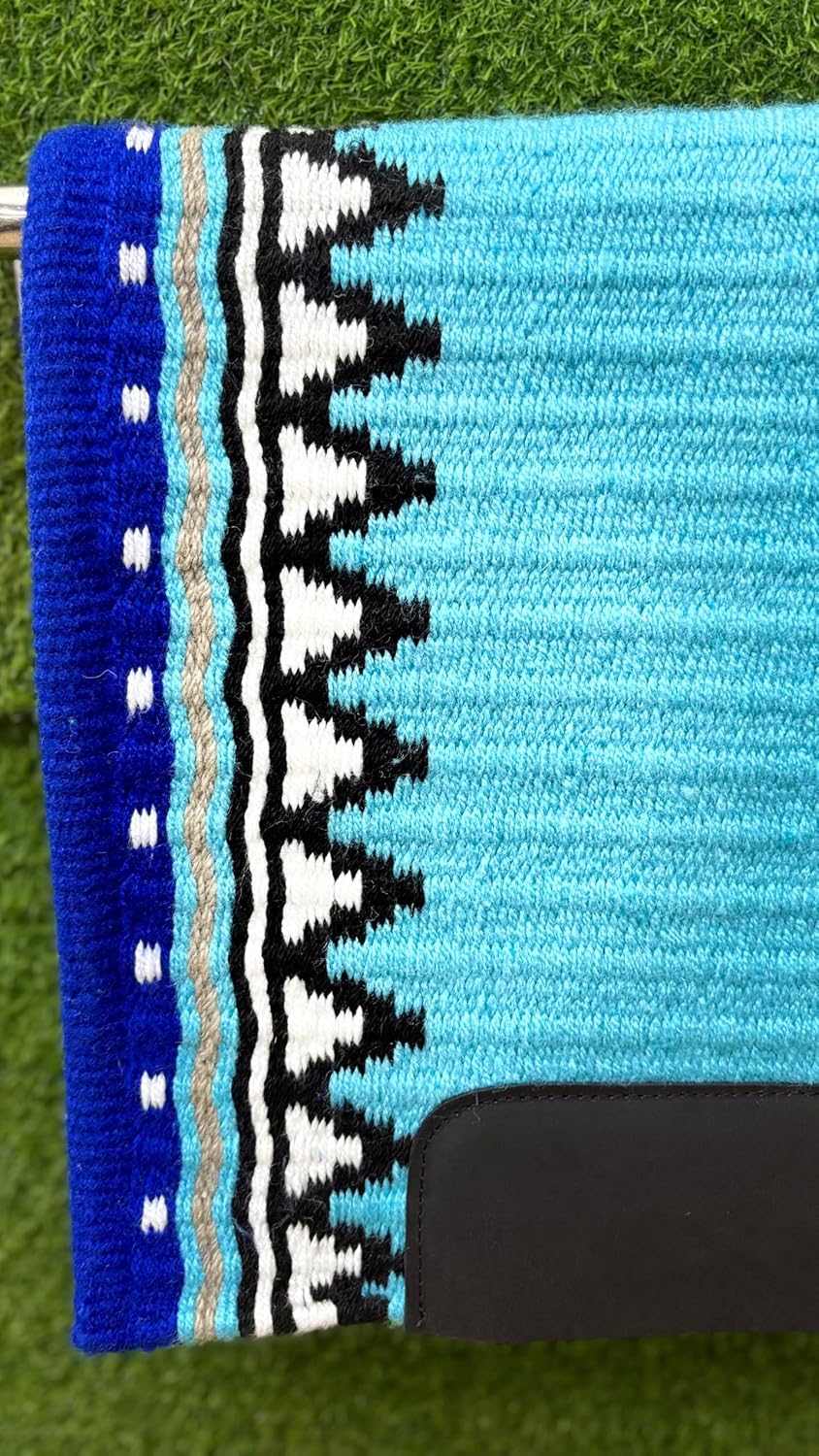 Handmade Western Show Saddle Blanket | Genuine New Zealand Wool Pad | Custom Equestrian Gear AM-227