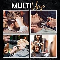 Vista 6 de Tijeras de corte de pelo profesionales (6.5-pulgadas), acero inoxidable templado hielo reforzada con cromo para resistir el óxido, por Utopia Care