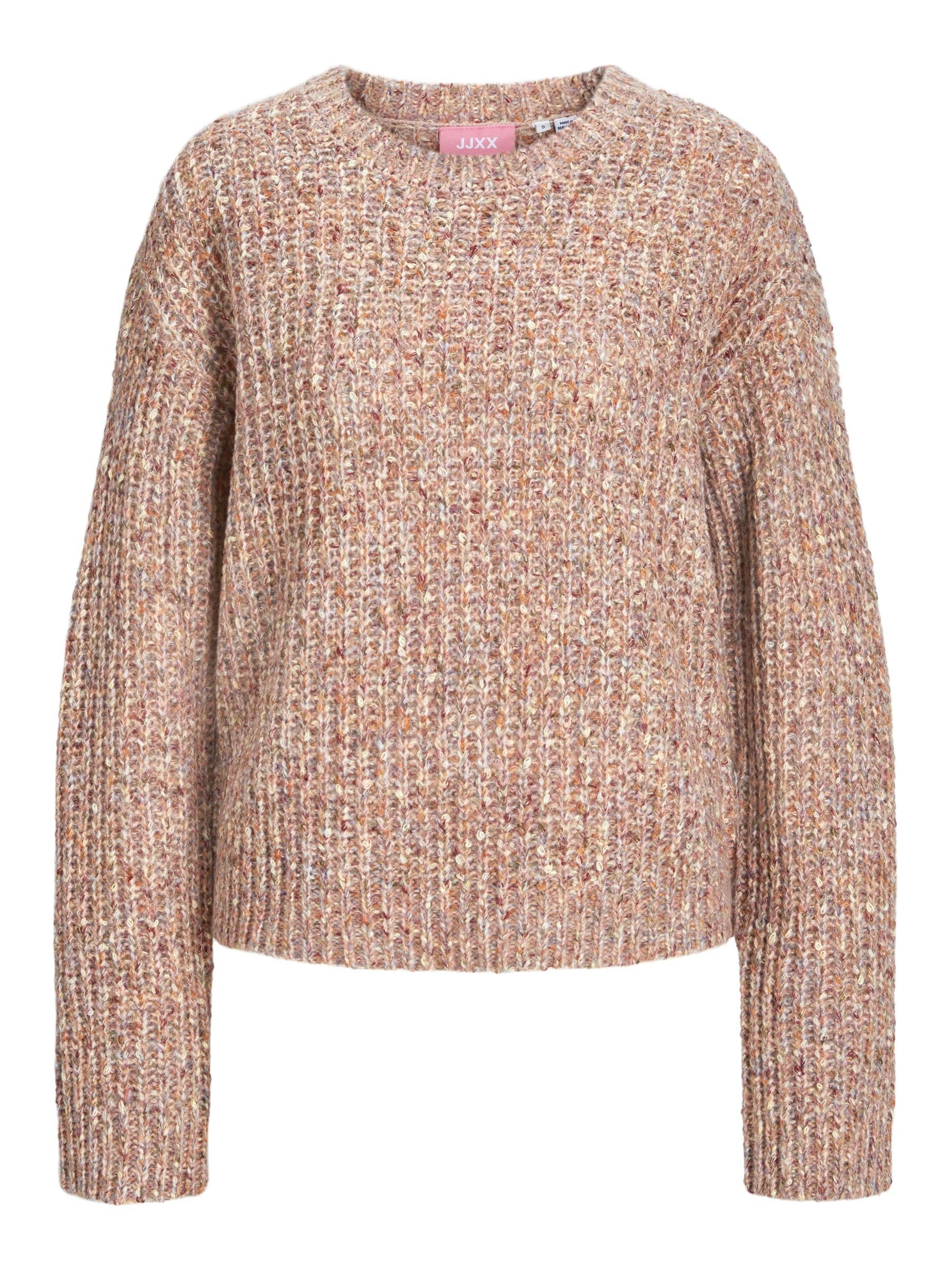 JJXX Women's Jxskyla Crew Neck Knit Jumper, Moonlite Mauve, M