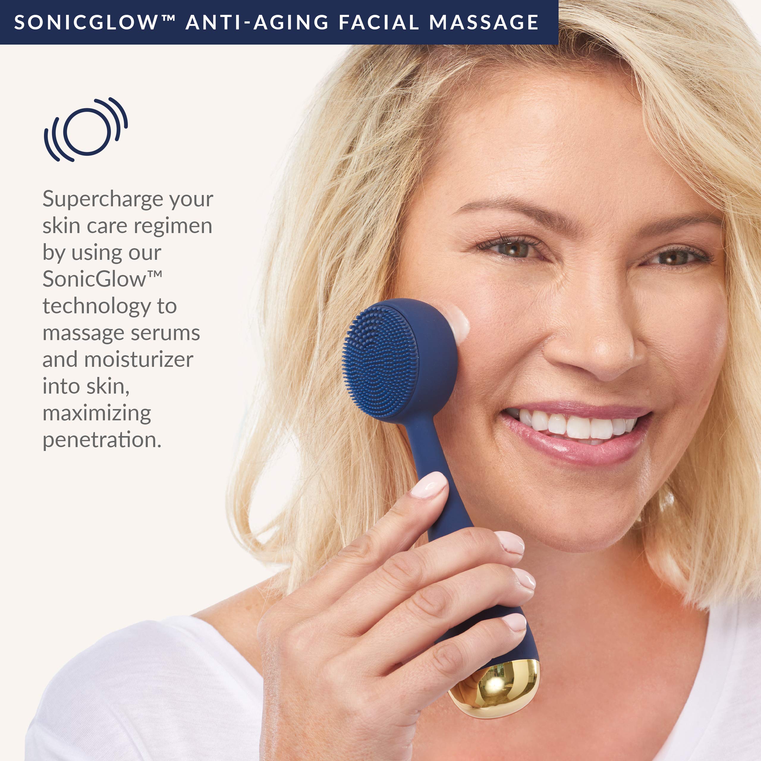 Buy PMD Beauty Clean Smart Facial Cleansing Device with Silicone Brush & AntiAging Massager