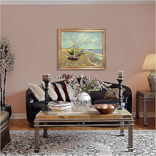 Miniatura 188 de A&T ARTWORK The Starry Night de Vincent Van Gogh. Tamaño del marco: 36 x 30 pulgadas, tamaño de la imagen: 30 x 24 pulgadas, reproducciones clásicas