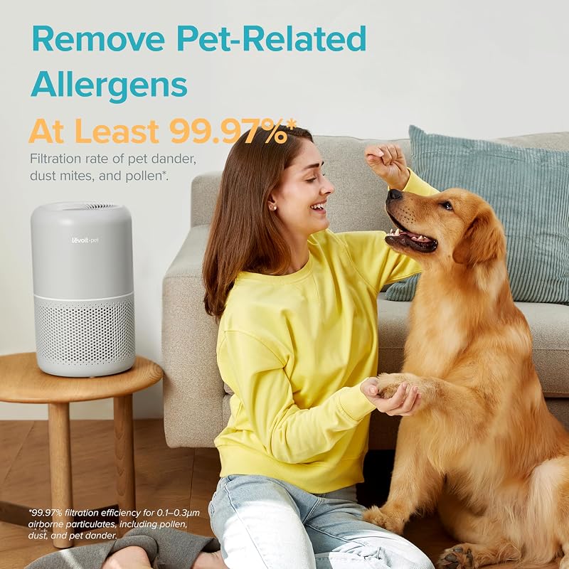 Levoit Air Purifier for Home Pets, Large Room Bedroom, AHAM VERIFIDE image 4
