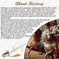 Vista 7 de Resafy Champagne Saber Champagne Golden Handle Knife Champagne Sword Champagne Abridor de champán con estuche de regalo para fiesta de boda