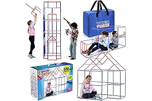 510-Piece Fort Building Kit for Kids