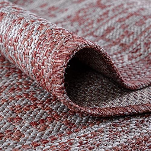 Miniatura 7 de Keen Home Design Alfombra moderna para exteriores, 2 x 8 pulgadas, lavable para interiores y exteriores, para patio, cocina, balcón, playa, jardín,