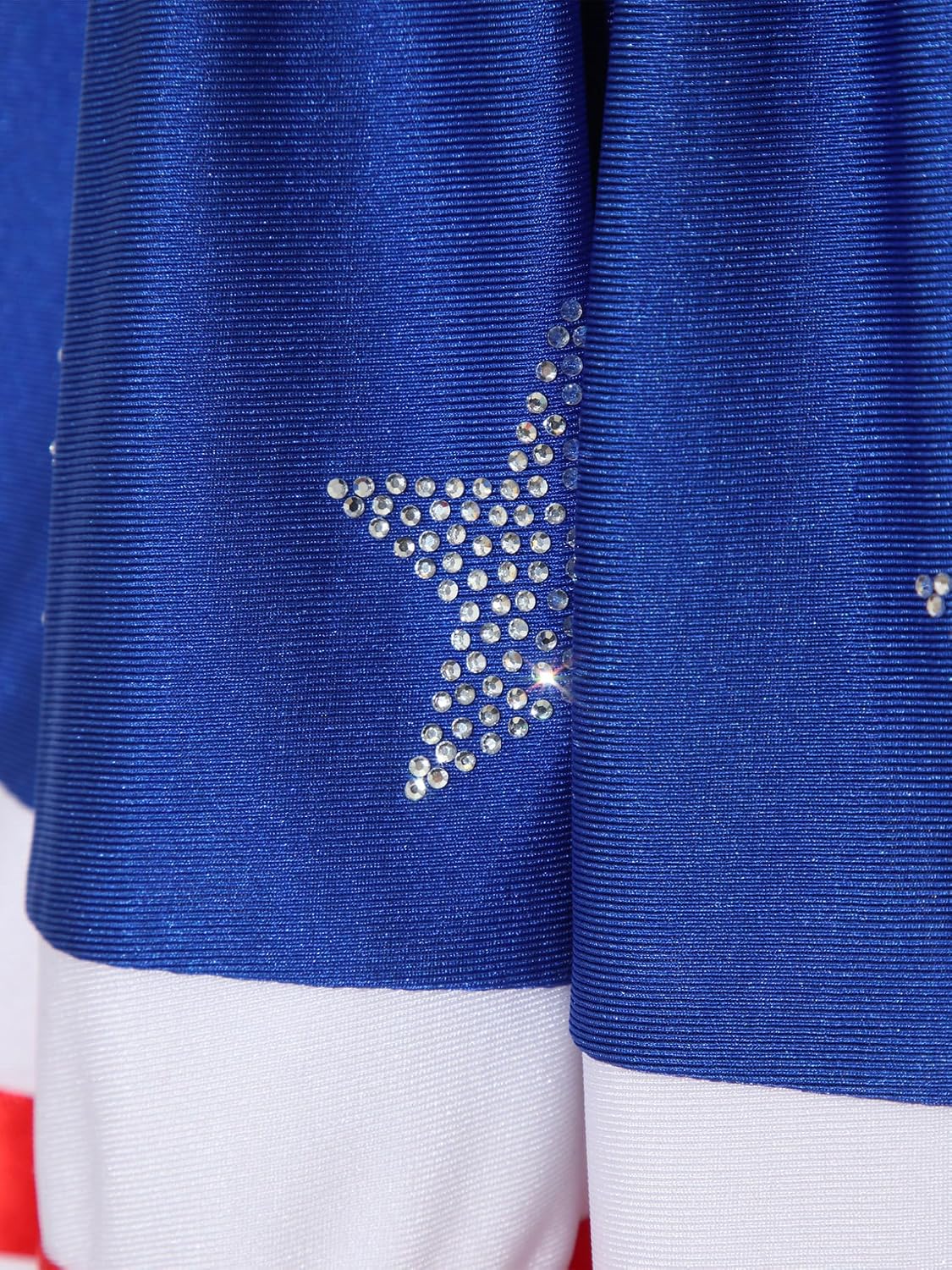 Hularka Girls Cheerleading Uniform Shiny Star Cheer Leader Outfit