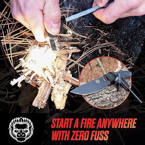 Miniatura 5 de 1095 Bushcraft - Juego de cuchillos de supervivencia 1095