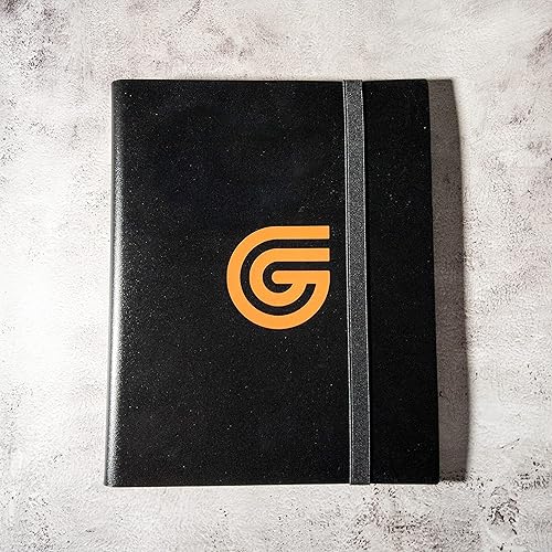 Miniatura 3 de Carpeta de tarjetas coleccionables - Carpeta de álbum de tarjetas - Carga lateral para TCG (9 bolsillos, negro)