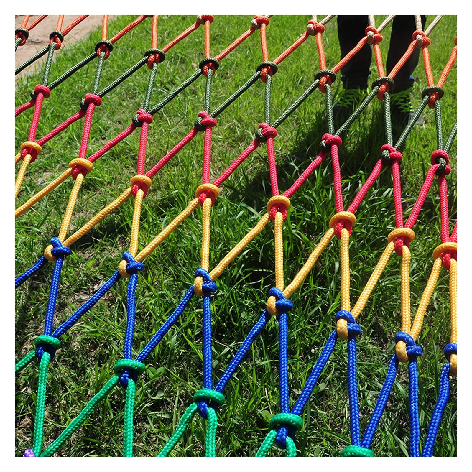 Corde d'escalade enfants filet de cargaison robuste pour jeux extérieurs