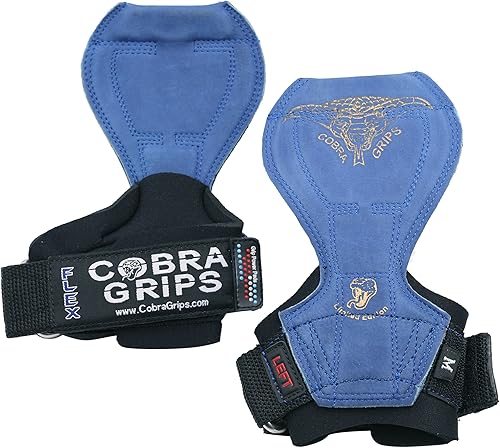 Miniatura 3 de 2018 Cobra Grips Flex Modelo Guantes de Levantamiento de Pesas Correas Resistentes Ganchos de Elevación de Potencia Alternativa para Peso Muerto con