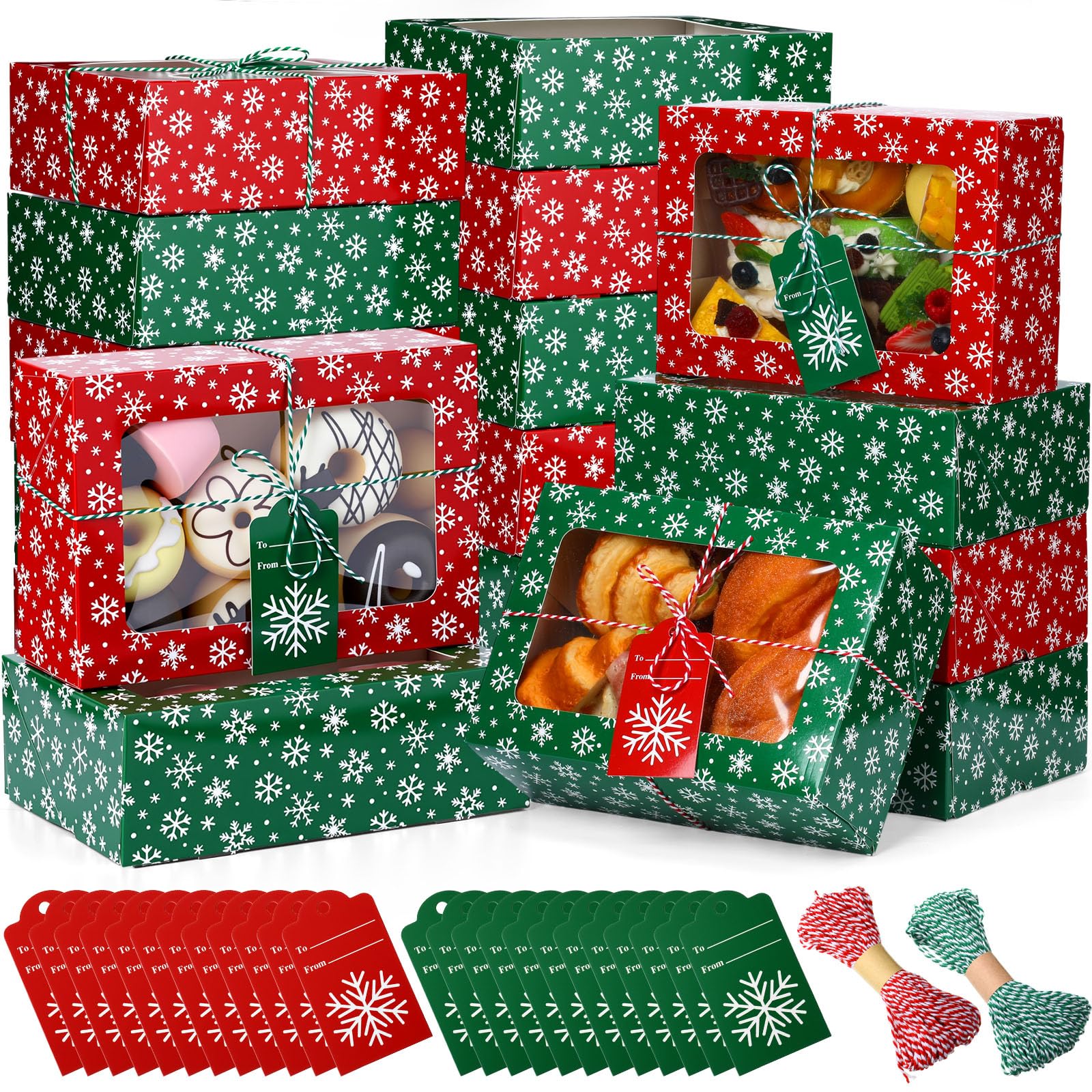 Boîtes à biscuits de Noël grand format pour sublimer vos ateliers pâtisserie en famille