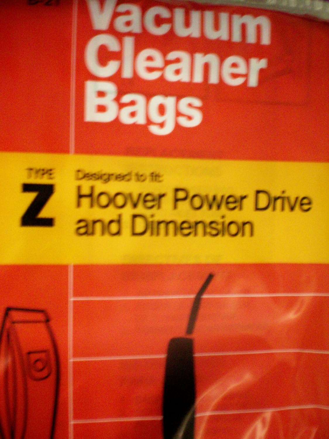 Type Z Vacuum Cleaner Bags Designed to Fit Hoover Power