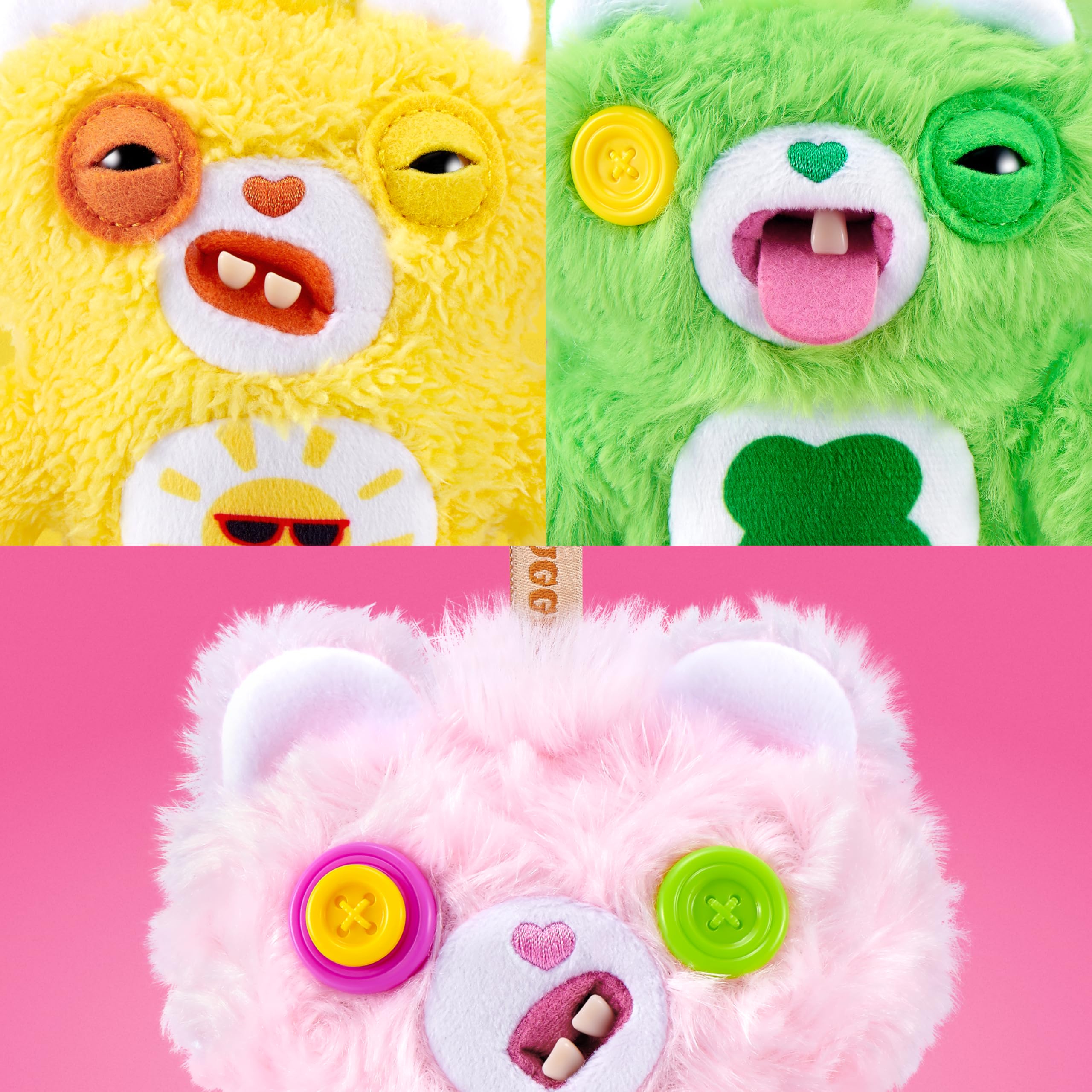 Fuggler Care Bear Keyring 5 Inch Plush Collectible Accessory 6 Pack di ZURU