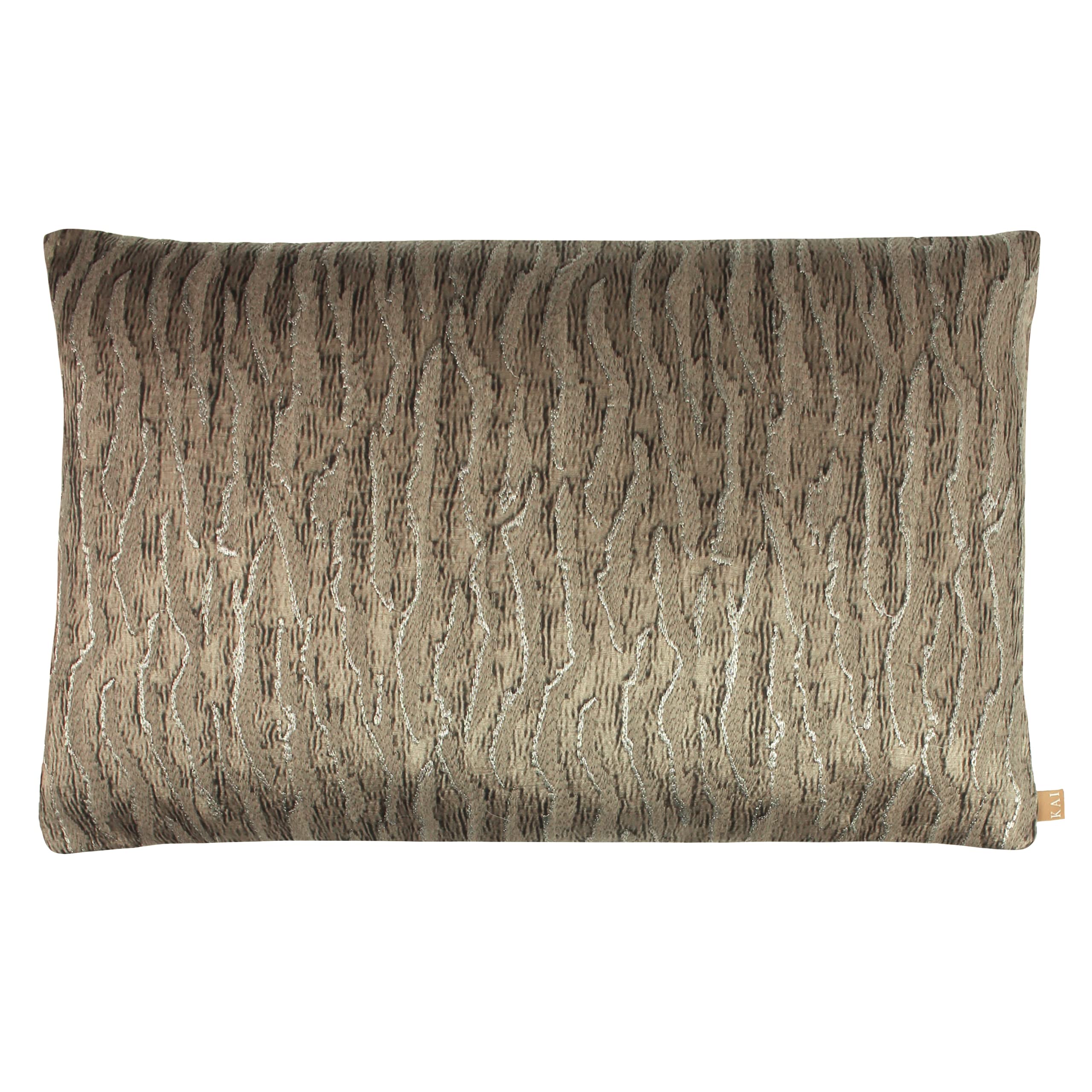 Kai Equidae Feather Filled Cushion, Cotton, Polyester, Clay