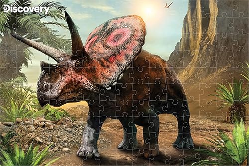 Miniatura 7 de Prime 3D | Discovery | Dinosaurio Torosaurus | Rompecabezas 3D de 150 piezas para adultos y niños desafiante | Perfecto para noches de juego | 18 x
