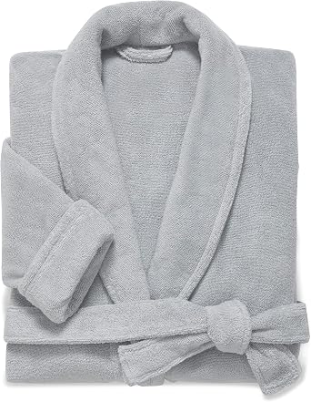 Brooklinen Luxury Cotton Bath Robe, OEKO-TEX Certified, Plush & Machine Washable Premium Turkish Plush Robes