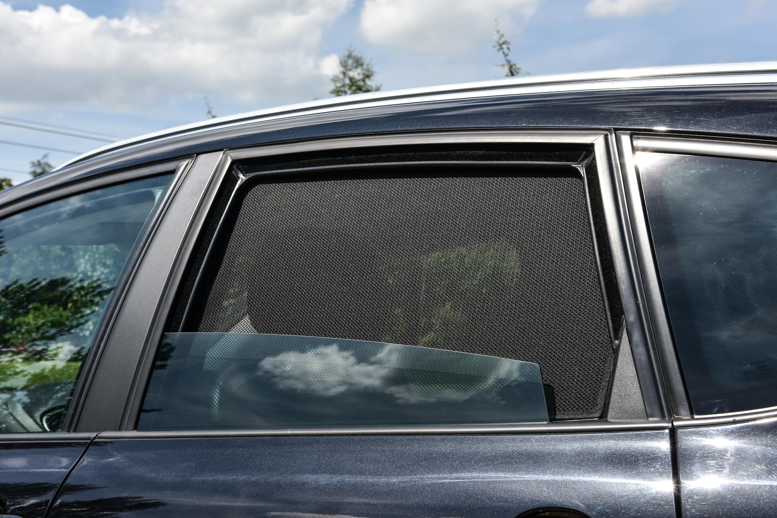 Set di Car Shades Compatibile con Seat Altea XL 2006-2015 (6-Parti) Tendine Parasole su Misura