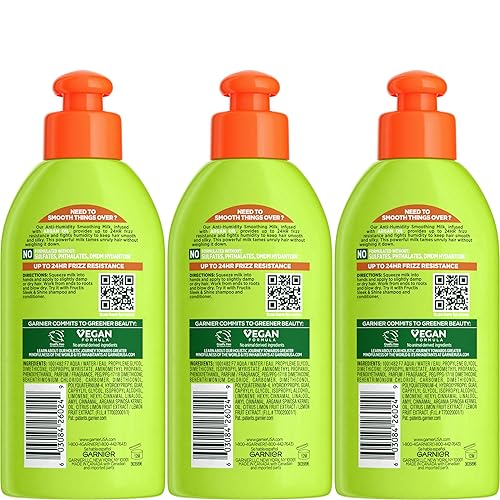 Miniatura 2 de Garnier Fructis Style - Leche suavizante antihumedad para cabello encrespado botella de 52 onzas 3 unidades
