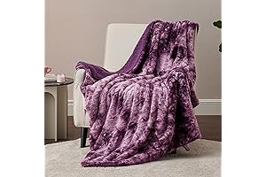 Bedsure Fuzzy Blanket: Your Snug Purple Sherpa Haven