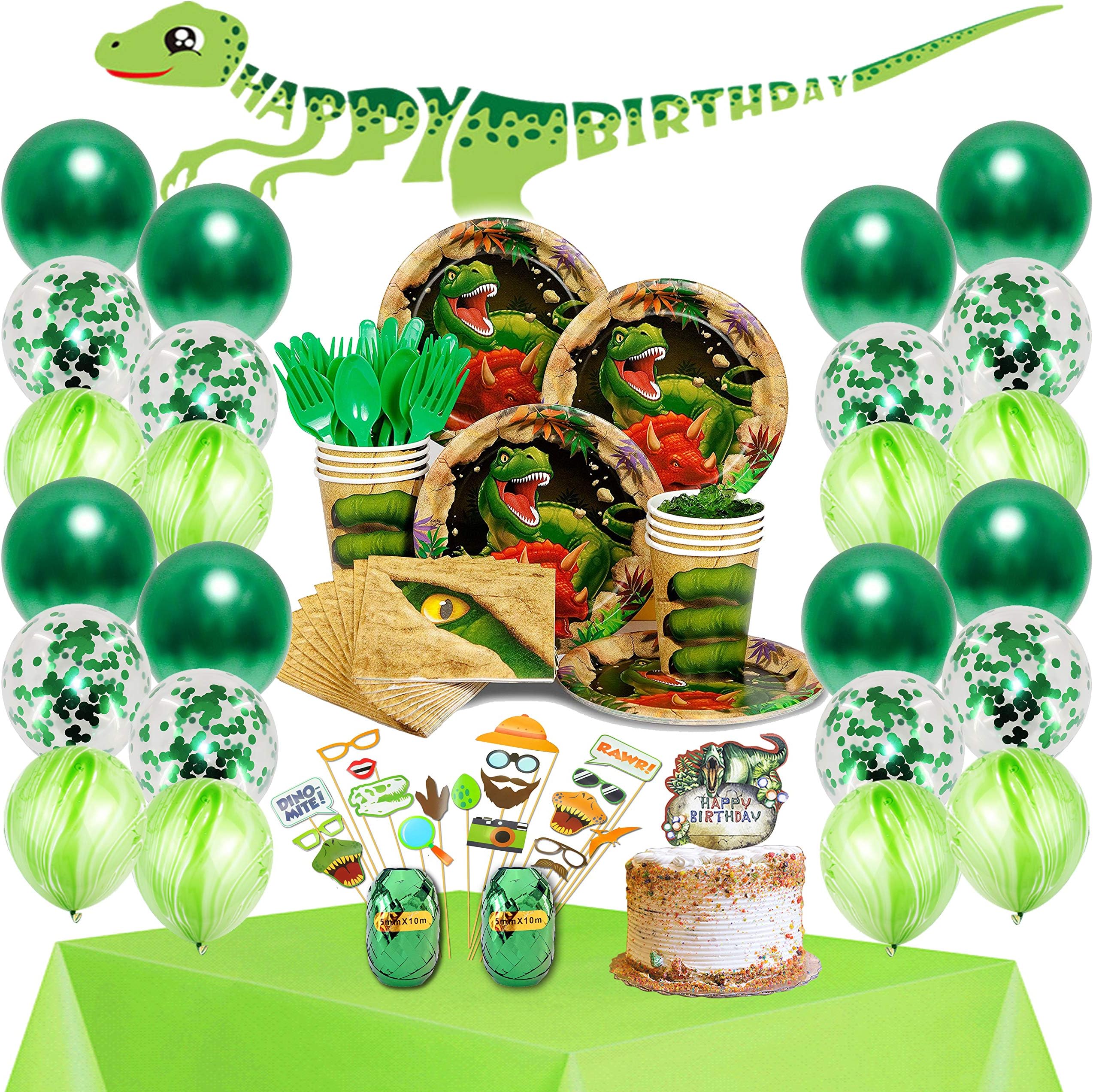 Dinosaur Party Supplies Birthday Party Decorations - for 16 Guests (161 Pieces)