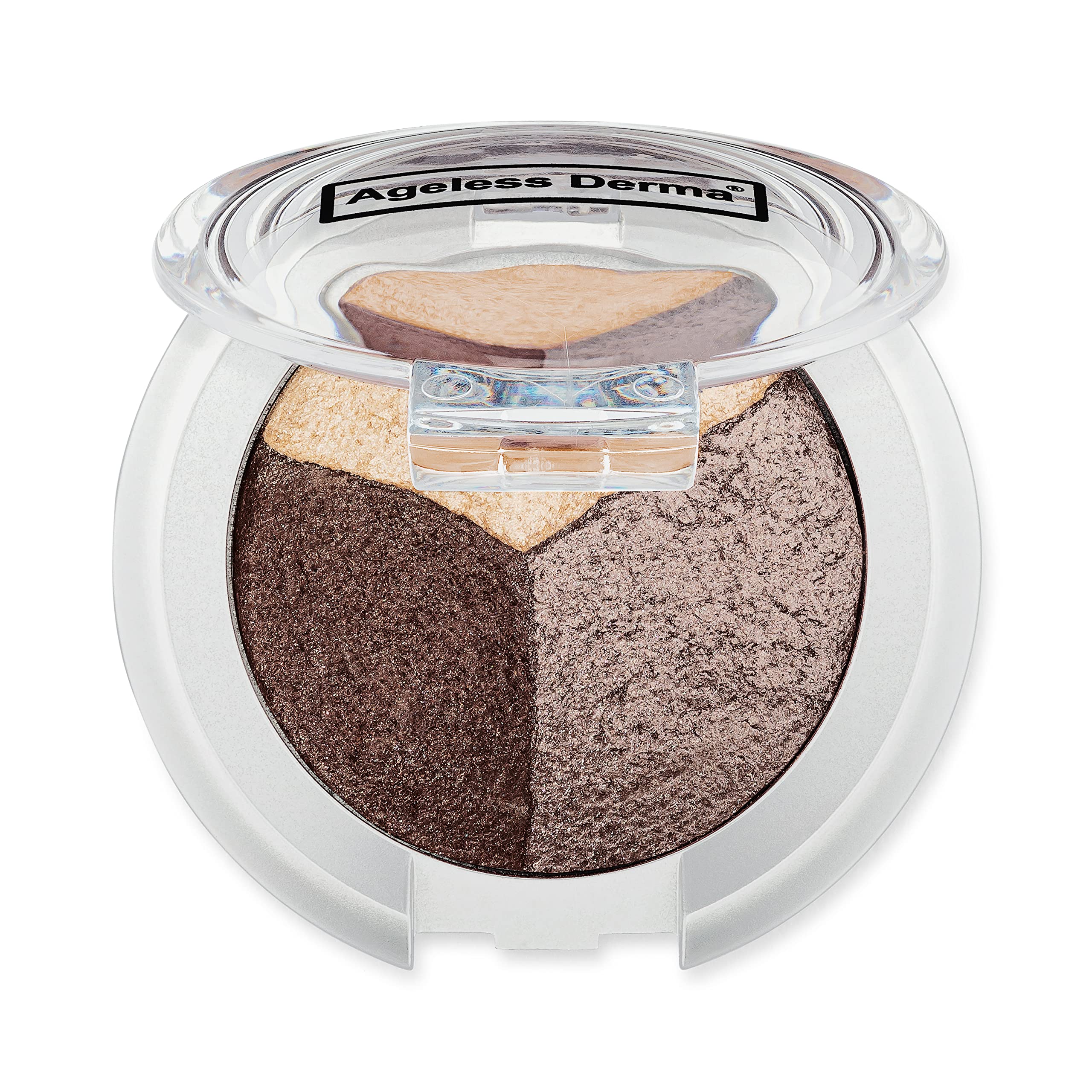 Ageless Derma Mineral Makeup Baked Eyeshadow Trio-Vegan Eye shadow (Bronze)
