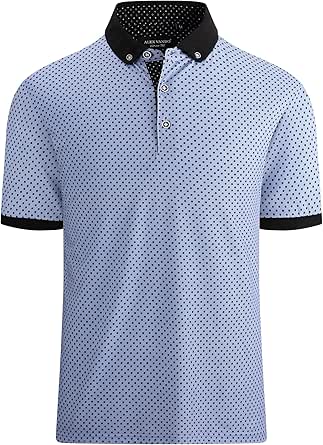 Alex Vando Men's Polo Shirts Short Sleeve Regular Fit Fashion Design