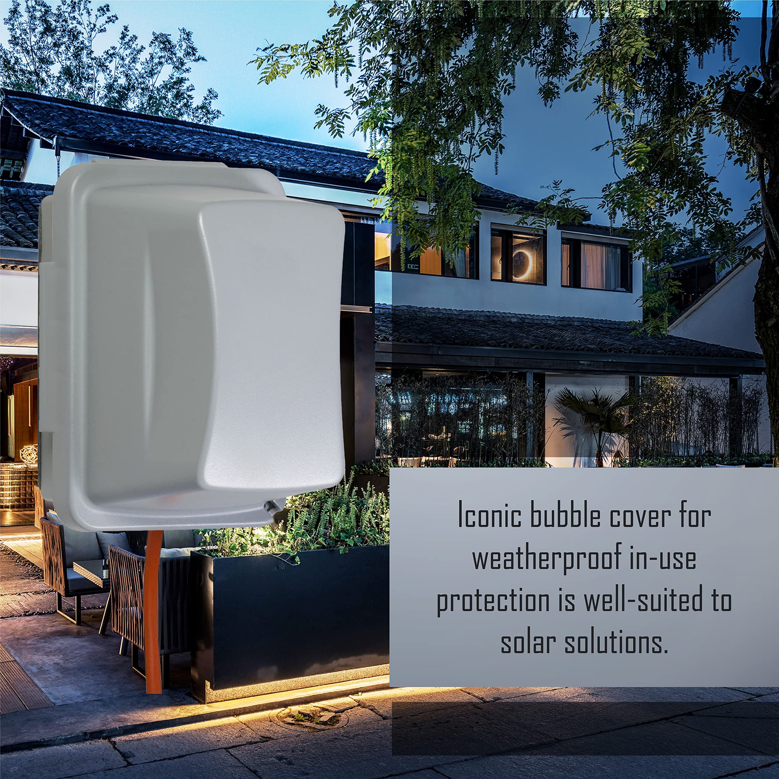 Taymac Weatherproof Outlet Cover - Jumbo 4-3/4 Inch -7