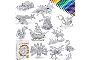 36Pcs 3D Coloring Puzzle Set for Kids