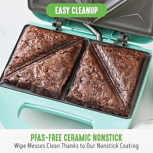 Miniatura 7 de GreenLife Pro Prensa Eléctrica de Panini y Parrilla y Sandwichera, Placas Antiadherentes de Cerámica Saludable, Luz Indicadora Fácil, Libre de PFAS,