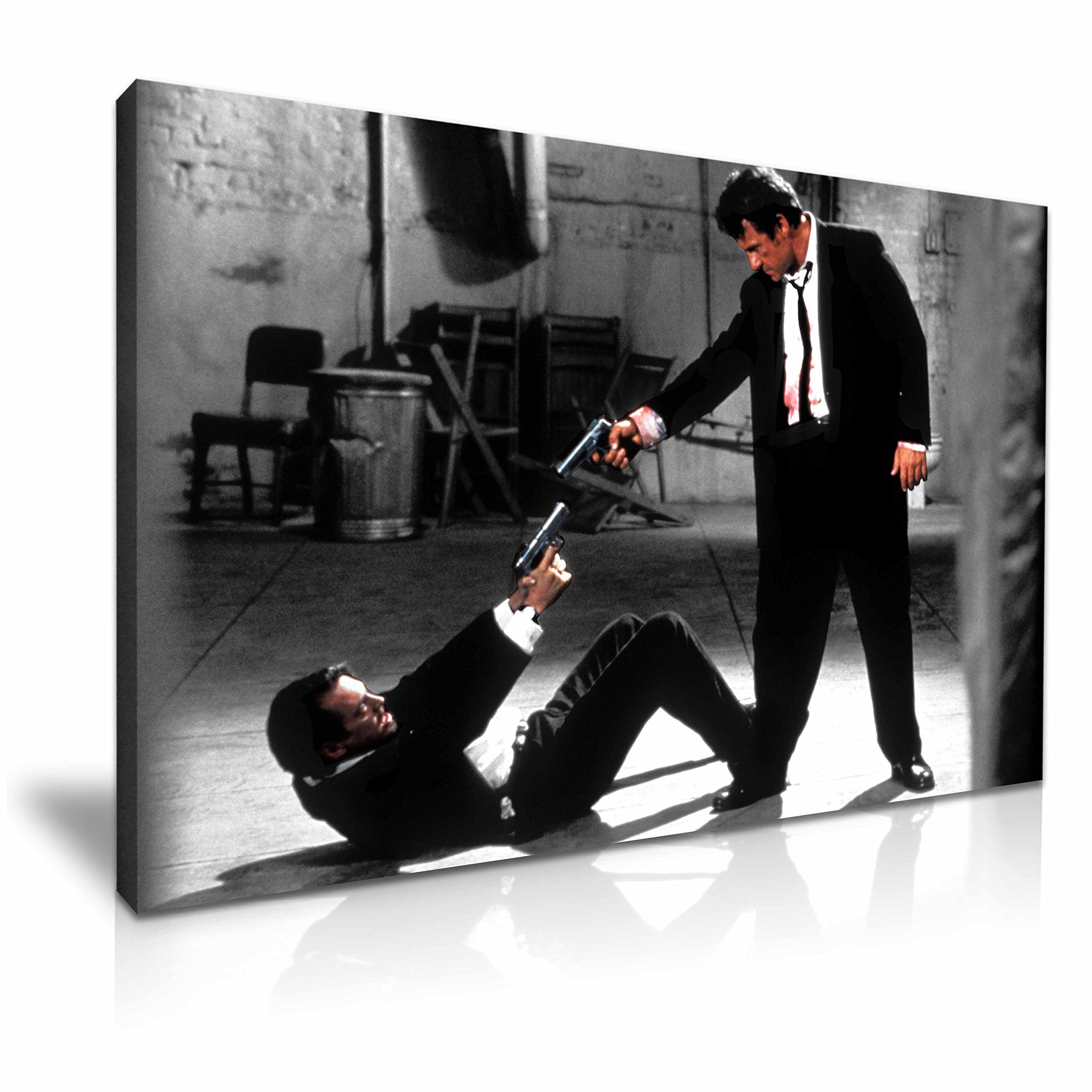 Reservoir Dogs Gangsters Movie Film Scene Canvas Print Wall Art Best Gift For Modern Family Home Office Hotel Decoration (XS: 31cm X 20cm)