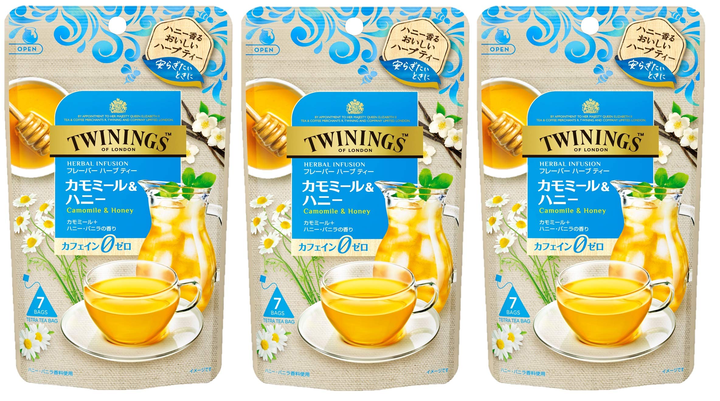 Amazon | 片岡物産 トワイニング カモミール&ハニー 7P×3個