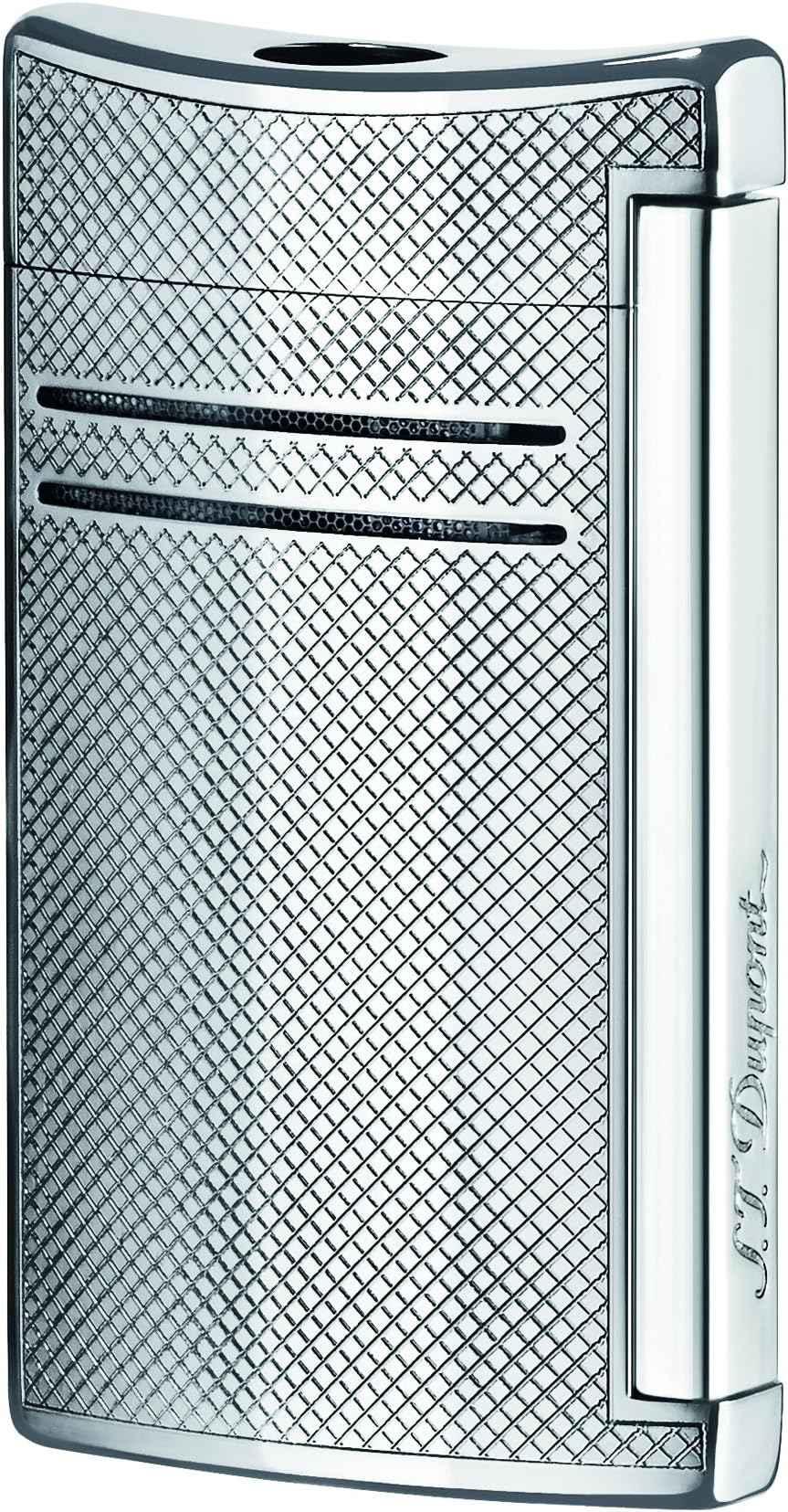 S.T. Dupont Maxijet Lighter - Chrome Grid