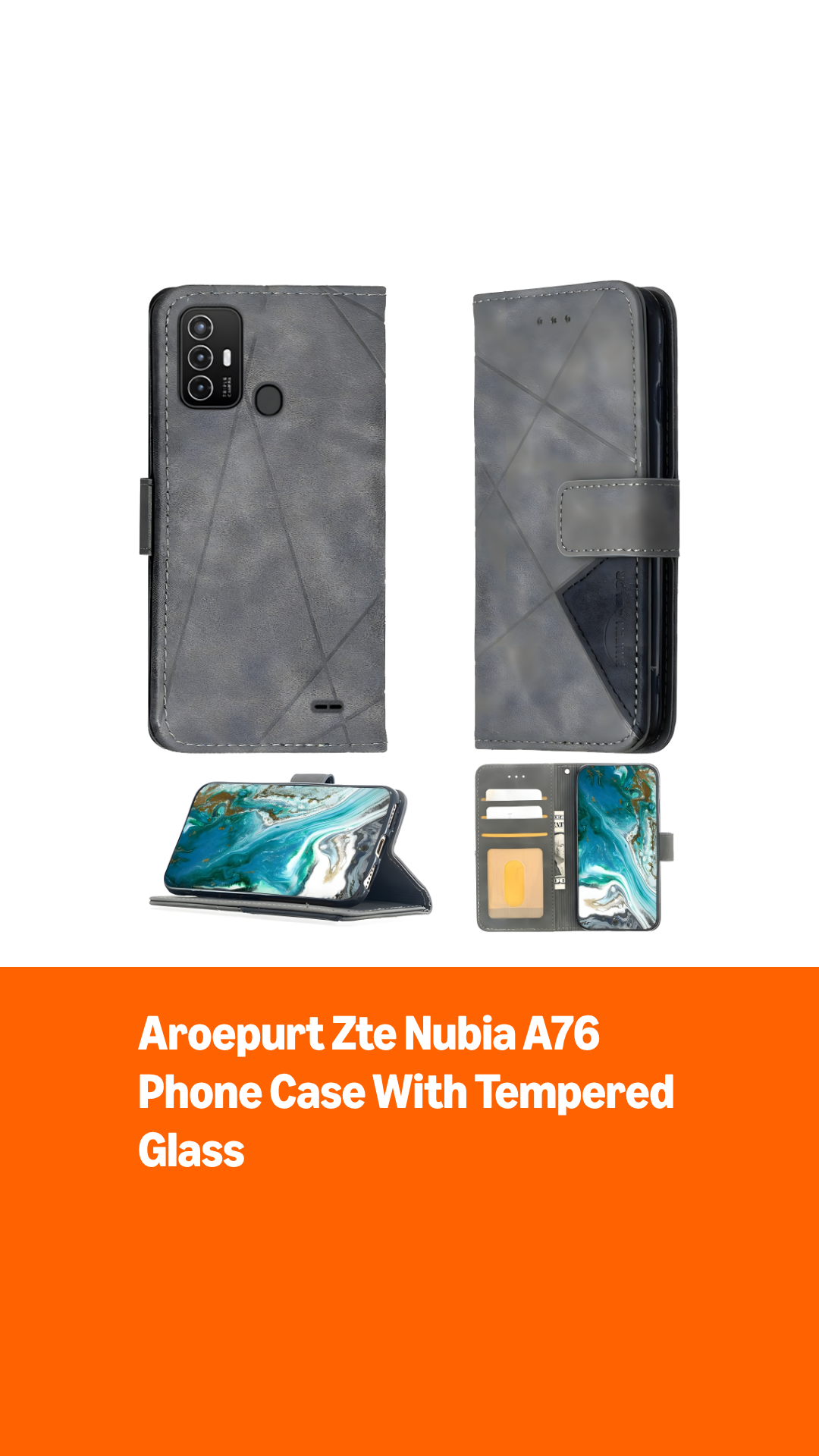 Case Compatible for Zte Nubia A76 Z6657Ca Phone Case Cover [with 1