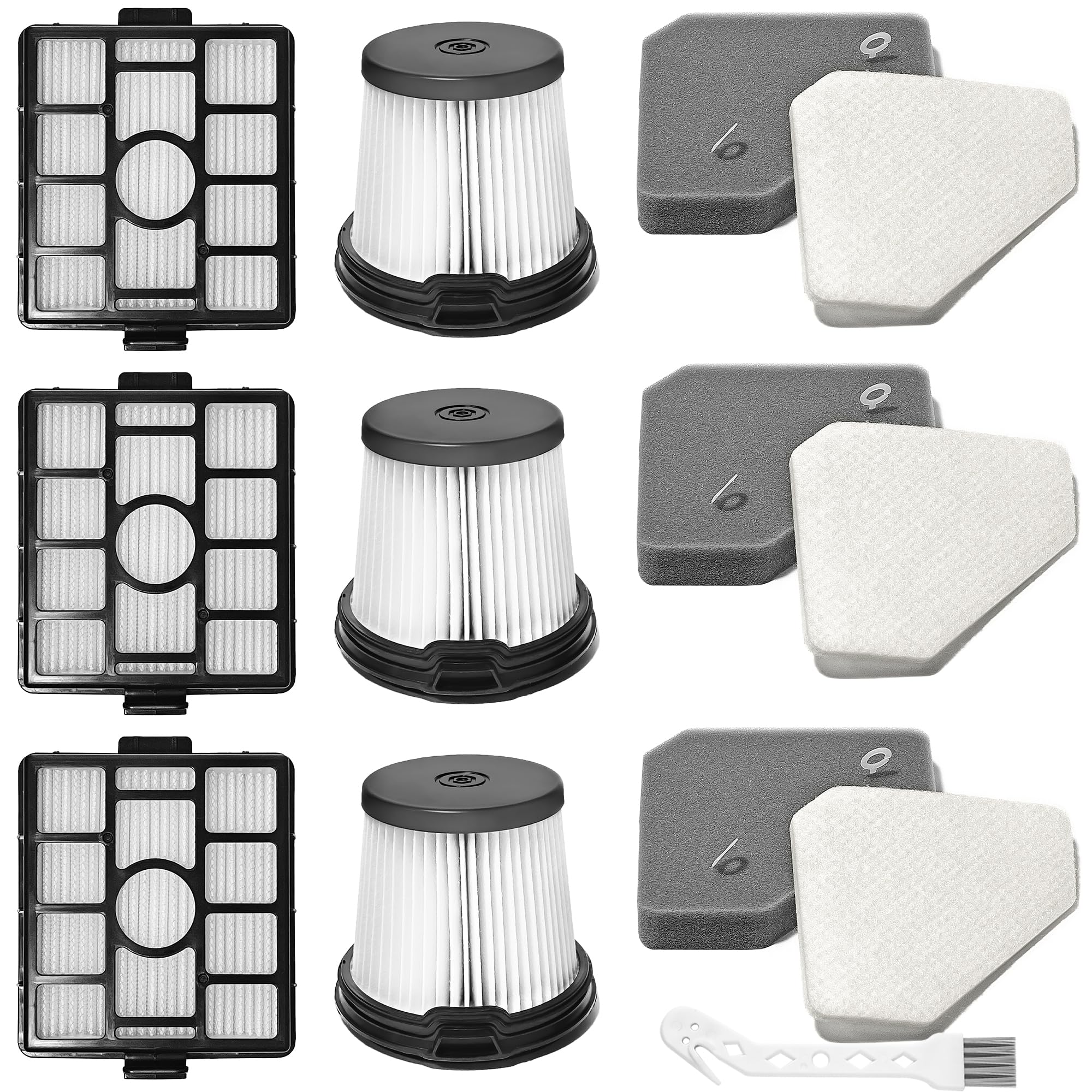 Produktbild von Filter-Set Passend Für Shark IW3511 Detect Pro – Kabelloser Staubsauger Ersatzteil-Set Mit Vormotor-, HEPA- Und Neutralisationsfiltern