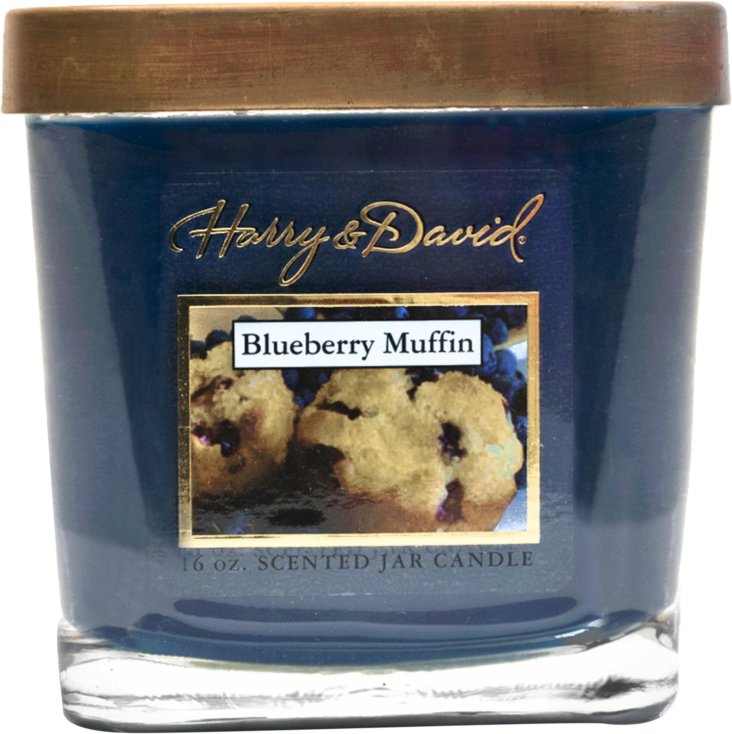 Harry and David 16-Ounce Jar Candle, Large, Blueberry Muffin