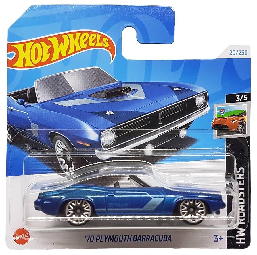 ミニカー HotWheels 1970 Plymouth Barracuda Hot Wheels - ´70 Plymouth Barracuda - HW Roadsters 3/5